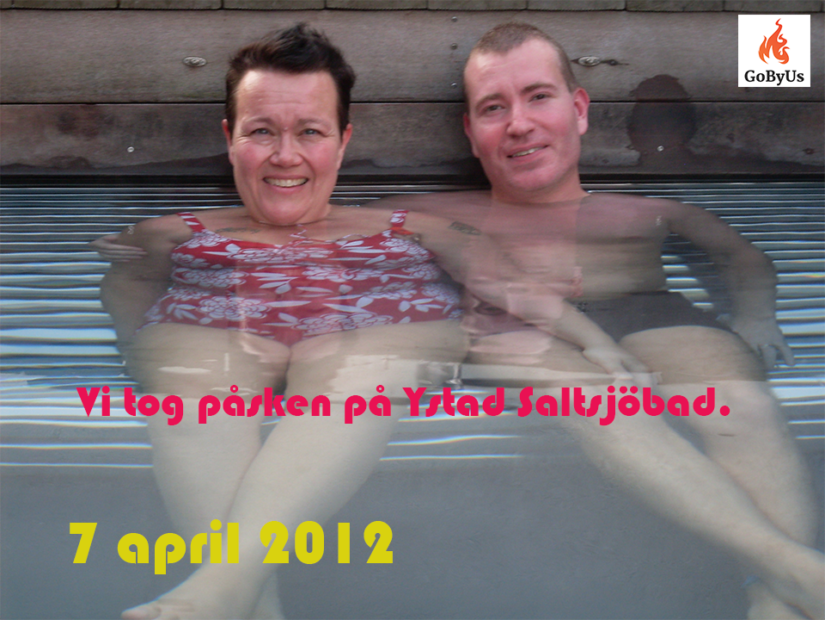 2012-04-07. Vi tog påsken på Ystad Saltsjöbad.